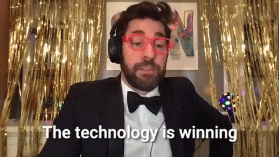 The Technology Is Winning GIF