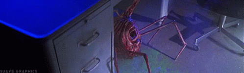 The Thing Monster Under The Table GIF