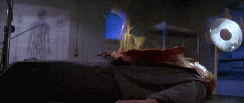 The Thing Monster Coming Out GIF