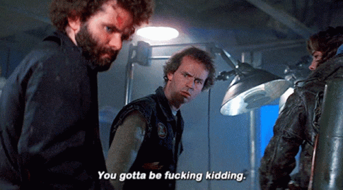 The Thing Surprised Turning Back GIF