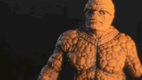 The Thing Is Upset GIF