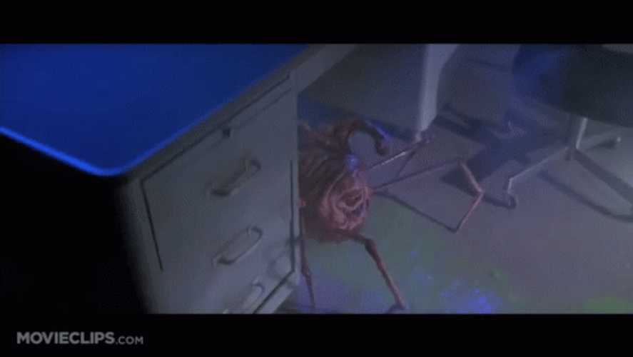 The Thing Monster Under The Table GIF