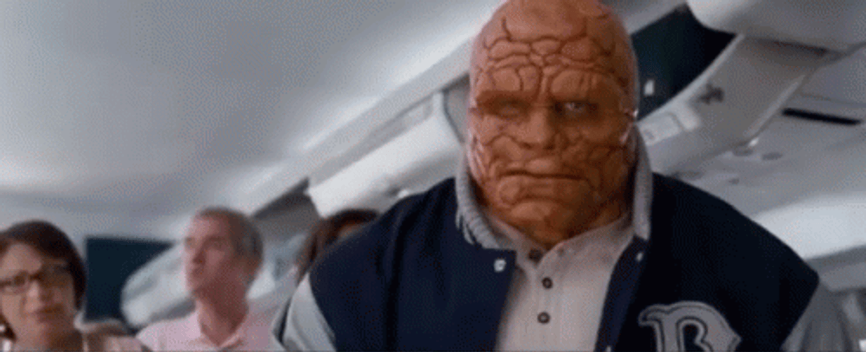 The Thing On A Plane GIF