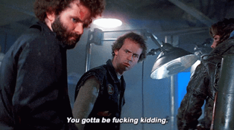 The Thing Surprised Turning Back GIF