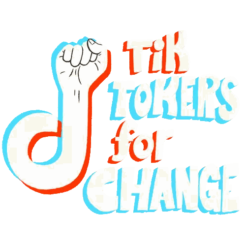 The Tokers for Change Logo With Fist