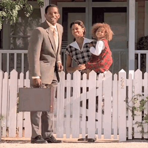 The Truman Show Neighbor Waving Hello GIF