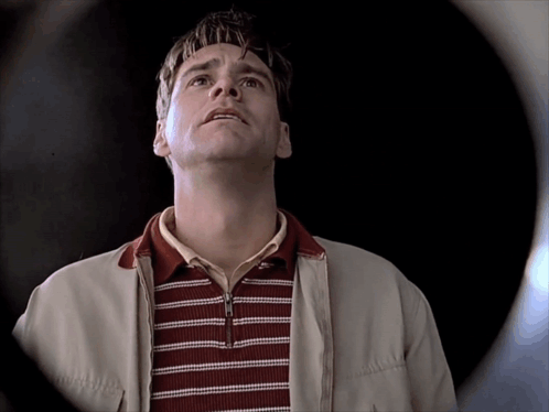 The Truman Show Sad Truman Burbank GIF