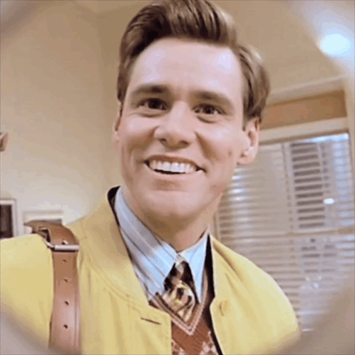 The Truman Show Truman Burbank Big Smile GIF