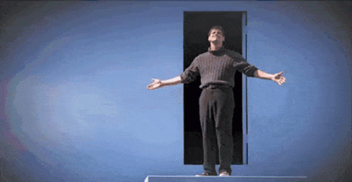 The Truman Show Truman Burbank Bowing GIF