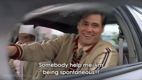 The Truman Show Truman Burbank Driving Spontaneously GIF