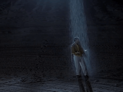 The Truman Show Truman Burbank In Rain GIF