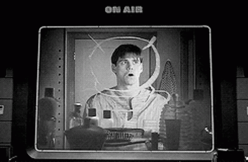 The Truman Show Truman Burbank On Air GIF