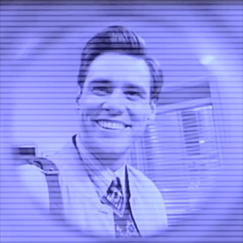 The Truman Show Truman Burbank Smiling On Lense GIF