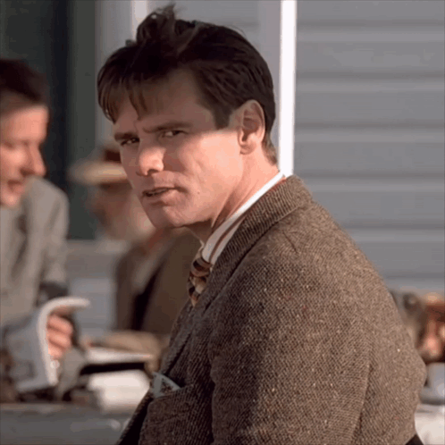 The Truman Show Truman Burbank Stared Blankly GIF