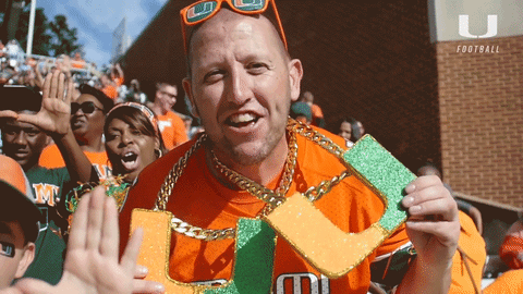 The U Fans With Chains GIF