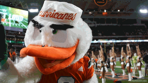 The U Mascot Calling Gesture GIF