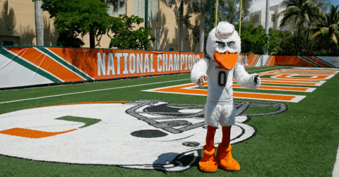 The U Mascot Dancing GIF