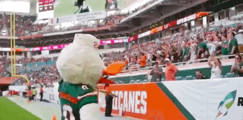 The U Mascot Hype GIF
