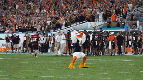 The U Mascot Performing GIF