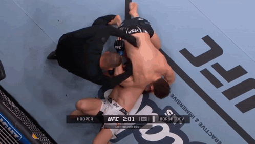The Ufc Lightweight Bout Between Hooper And Borshchev GIF