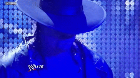 The Undertaker Boldly Walking GIF