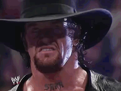 The Undertaker Grinning GIF