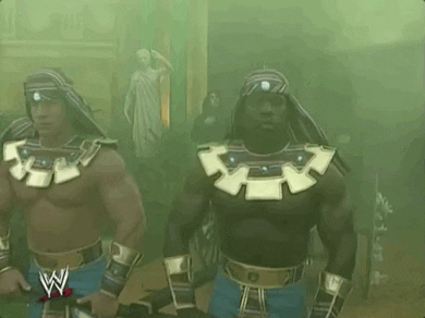 The Undertaker Riding In The Chariot GIF