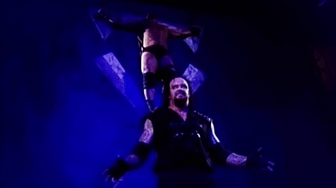 The Undertaker Standing On Stage GIF