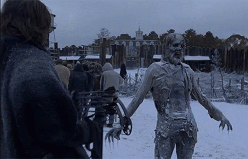 The Walking Dead Frozen Zombie Smash GIF