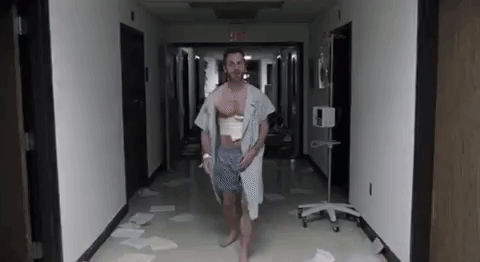 The Walking Dead Hospital Scene GIF