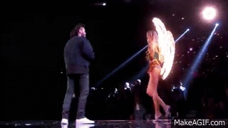The Weeknd And Victoria Model GIF