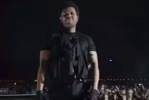 The Weeknd Concert GIF
