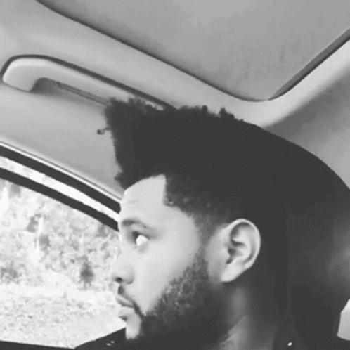 The Weeknd Inside Car GIF