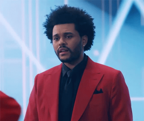 The Weeknd Looking Sad GIF
