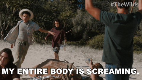 The Wilds Guys Cast Away And Hungry GIF