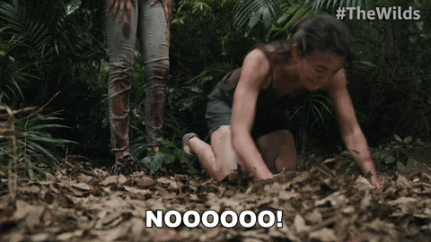 The Wilds Leah Rike Cast Away GIF