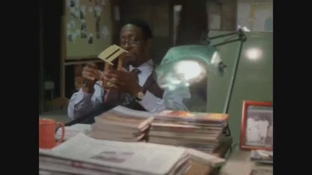 The Wire Funny Scene Lester Freamon GIF