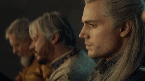The Witcher Geralt Serious Face Thinking Deep GIF