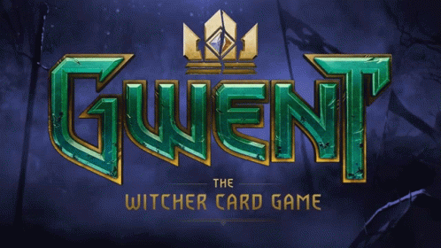 The Witcher Gwent Card Game Logo GIF