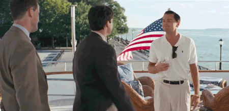 The Wolf Of Wall Street Leonardo Decaprio Duhhh GIF