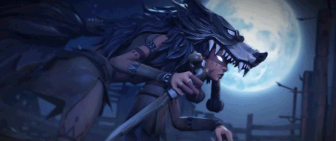 The Wolf Secret Ponchos GIF