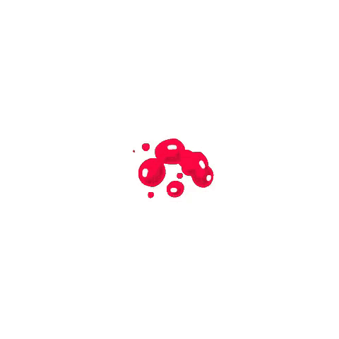 The Word Atlanta Is On A Red Background GIF