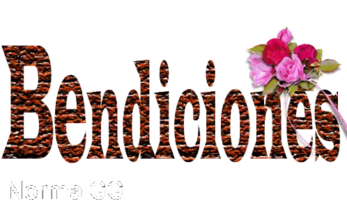 the word bendiciones is written in tiger print