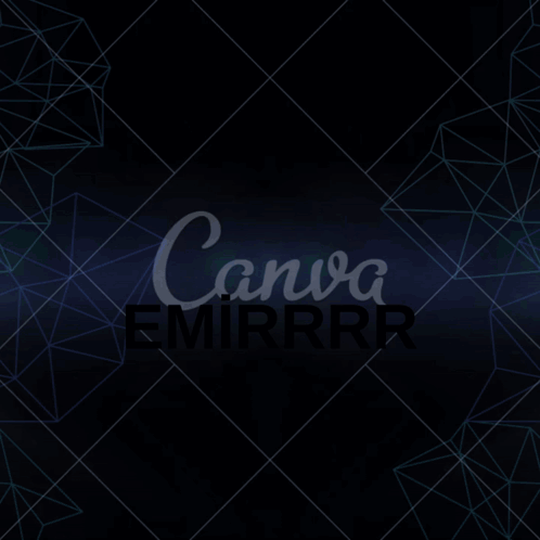The Word Emirrr Is On A Black Background GIF