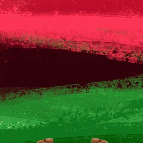 The Word Freedom Is Written In White On A Red Green And Black Background GIF