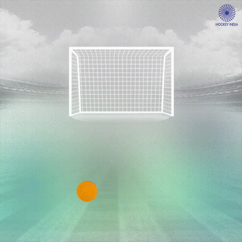 The Word Goal Is On A Soccer Field GIF