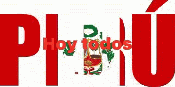 The Word Peru Is Made Of Colorful Candy GIF