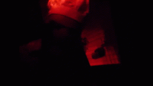 The Word Potatoes Is Displayed In Red Letters On A Black Background GIF