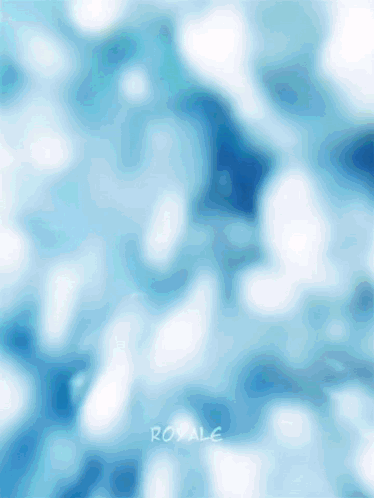 The Word Royale Is On The Blue Background GIF