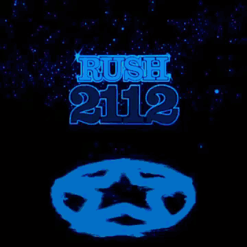 The Word Rush Is On A Black Background With A Green Star GIF